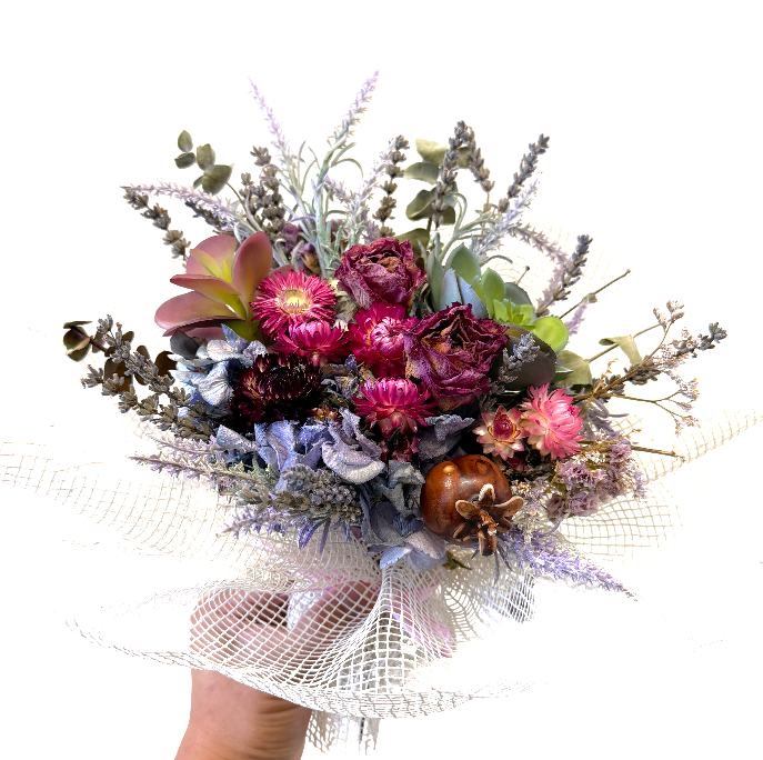 Preserved Rose & Lavender Bouquet