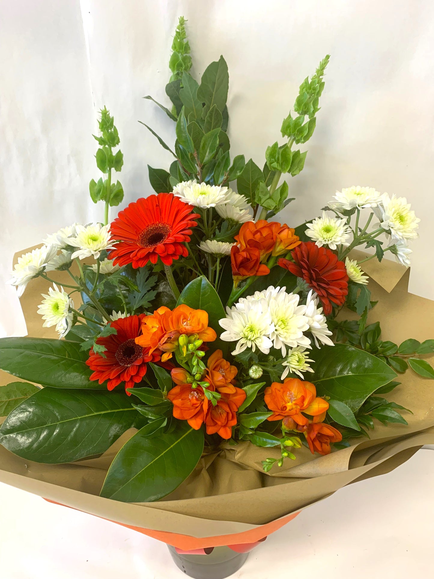 Red and Green Handtied Bunch