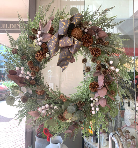 Large Christmas Wreath with Berries