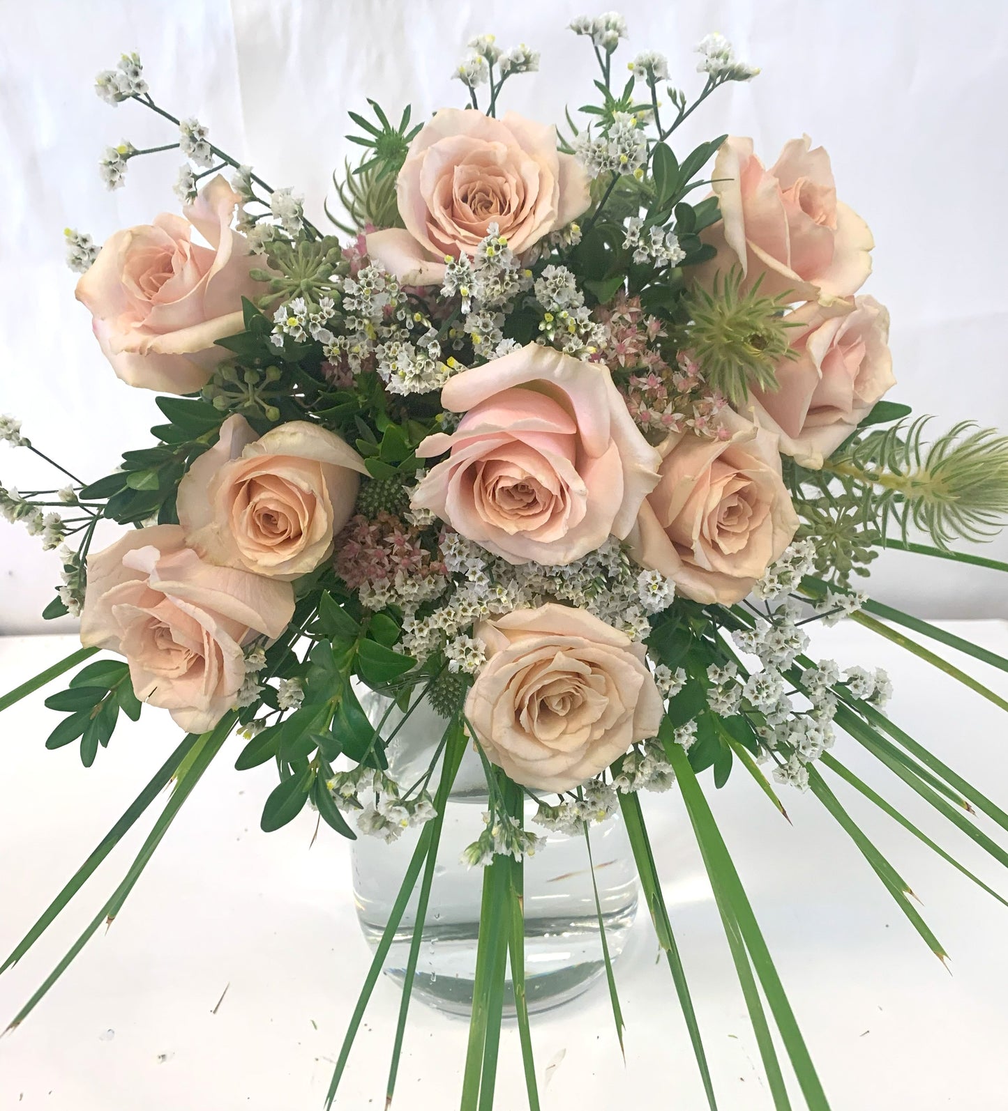 Country Pink Bridesmaids Posy