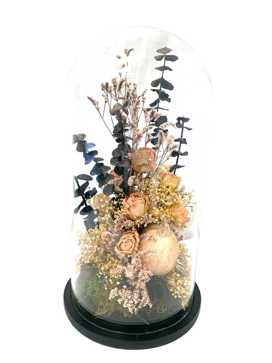 Pink Dried Flower Dome