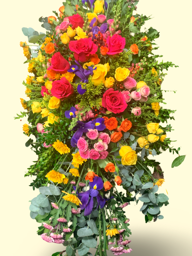 Bright Floral Casket Spray