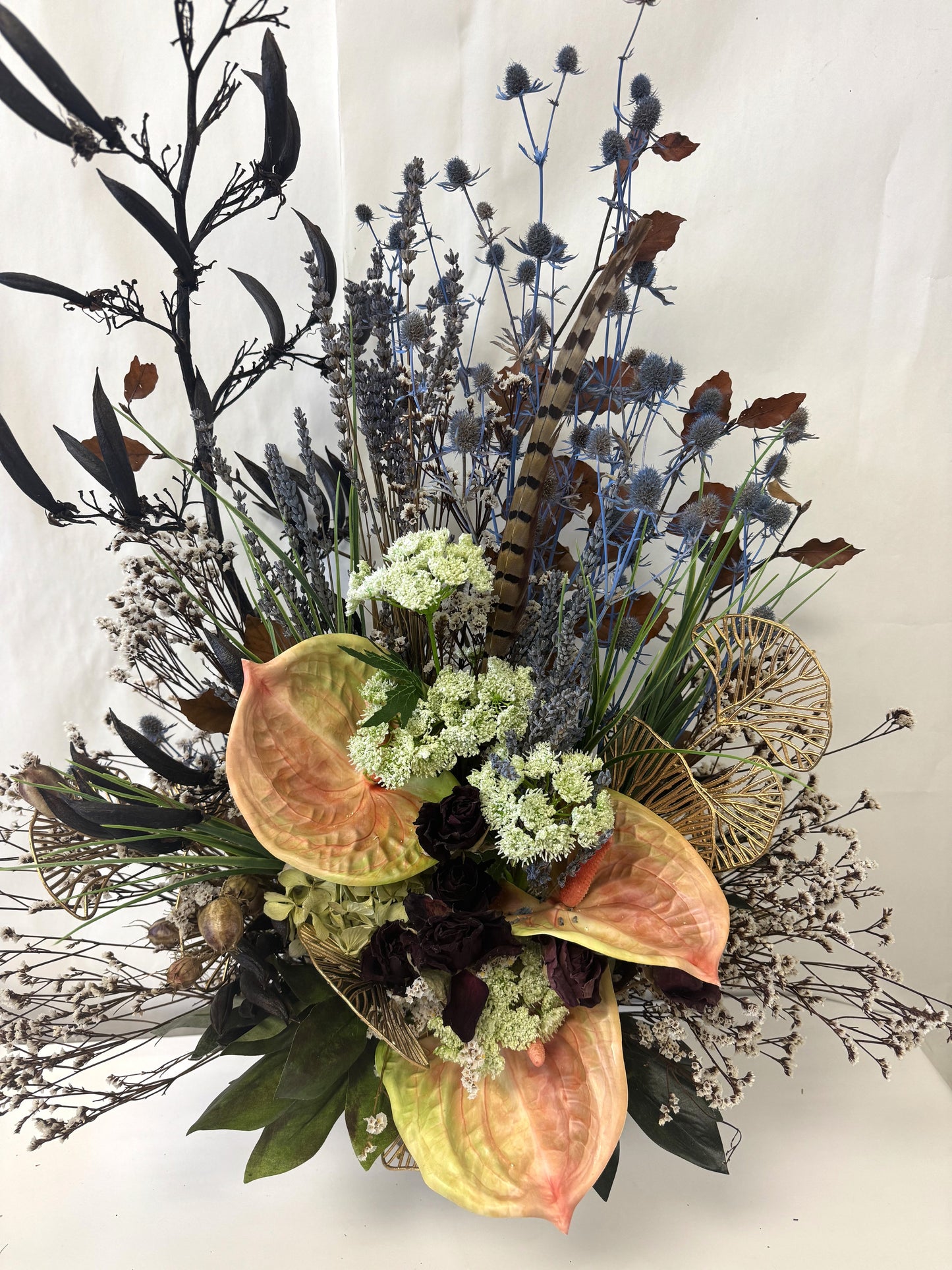 Large Dried Arrangement in Bowl