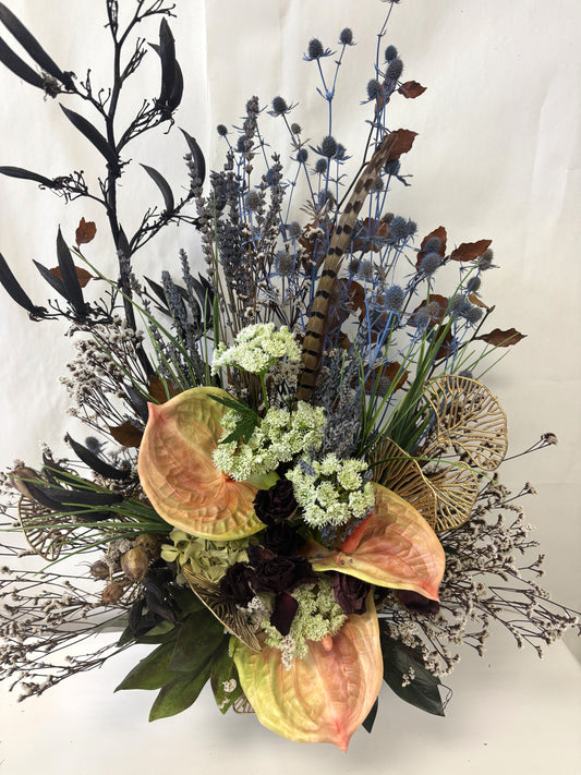 Large Dried Arrangement in Bowl