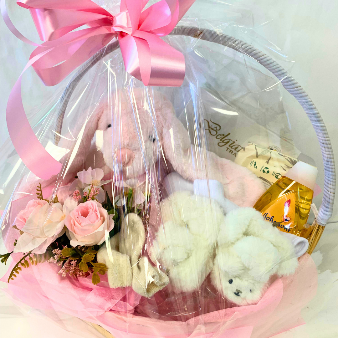Baby Girl Gift Basket