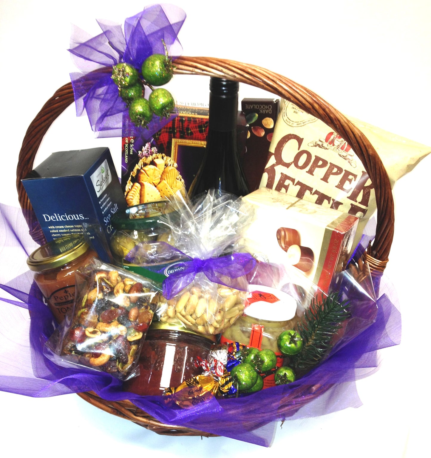 Basket of treats to share