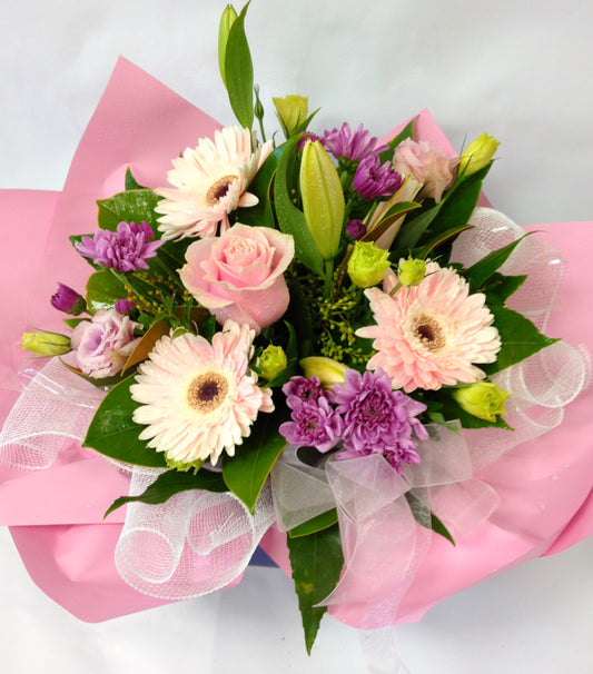 Pink with pink with pink, get well, hospital, retirement, Water box, baby, Birthday, Girl, Wife, Valentines,