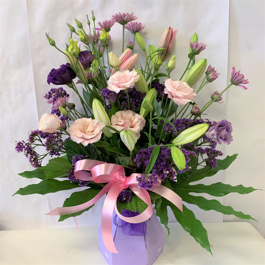 Purple and Pink Water Box