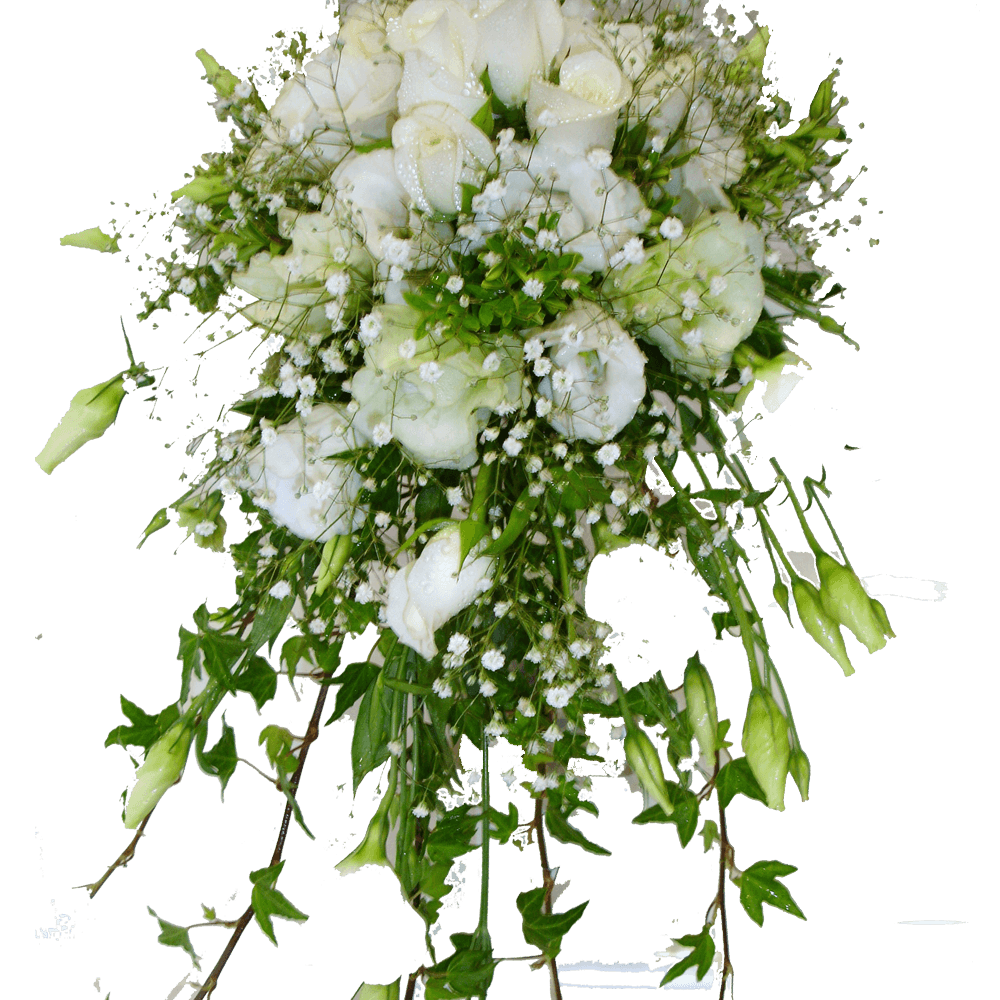 Trailing bridal bouquet,  Wedding, Bride, Bridesmaid, Wedding celebration, Wedding flowers