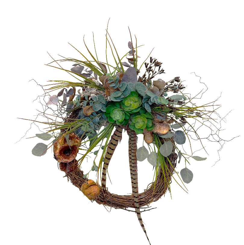 Rustic Dried Flower Wreath