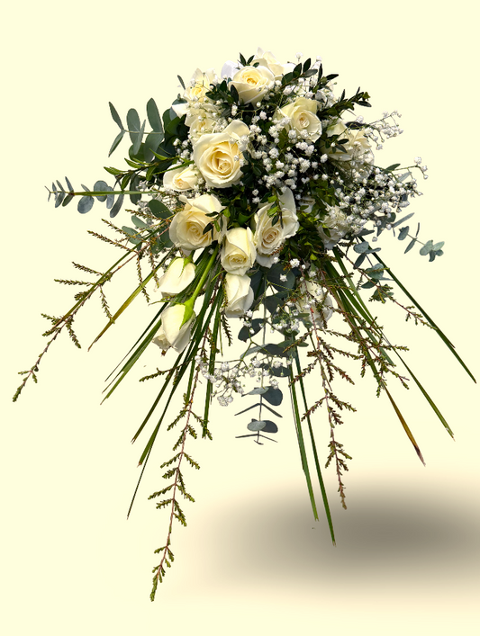 Elegant White Bridal Bouquet
