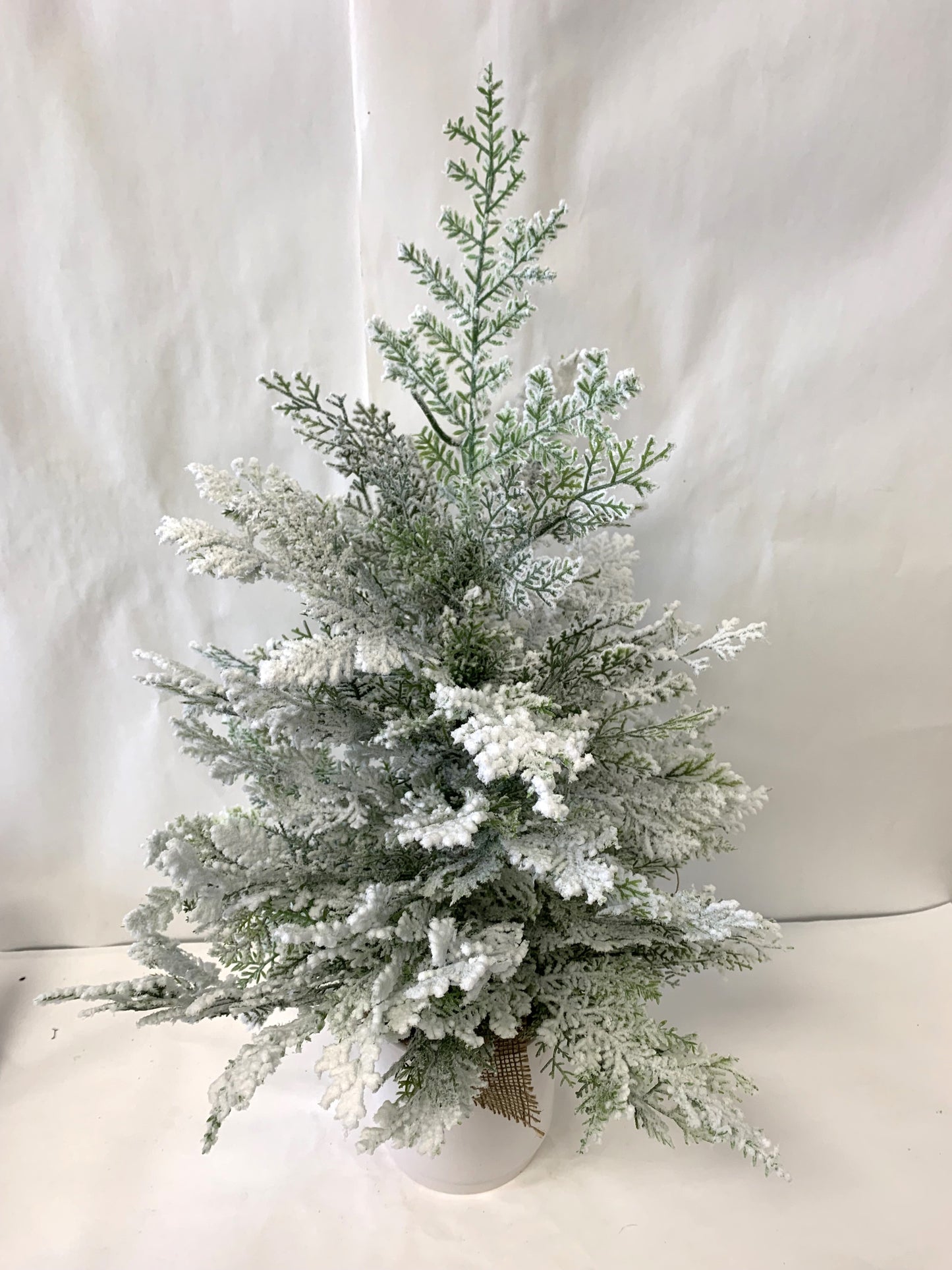 Snowy White Mini Christmas Tree