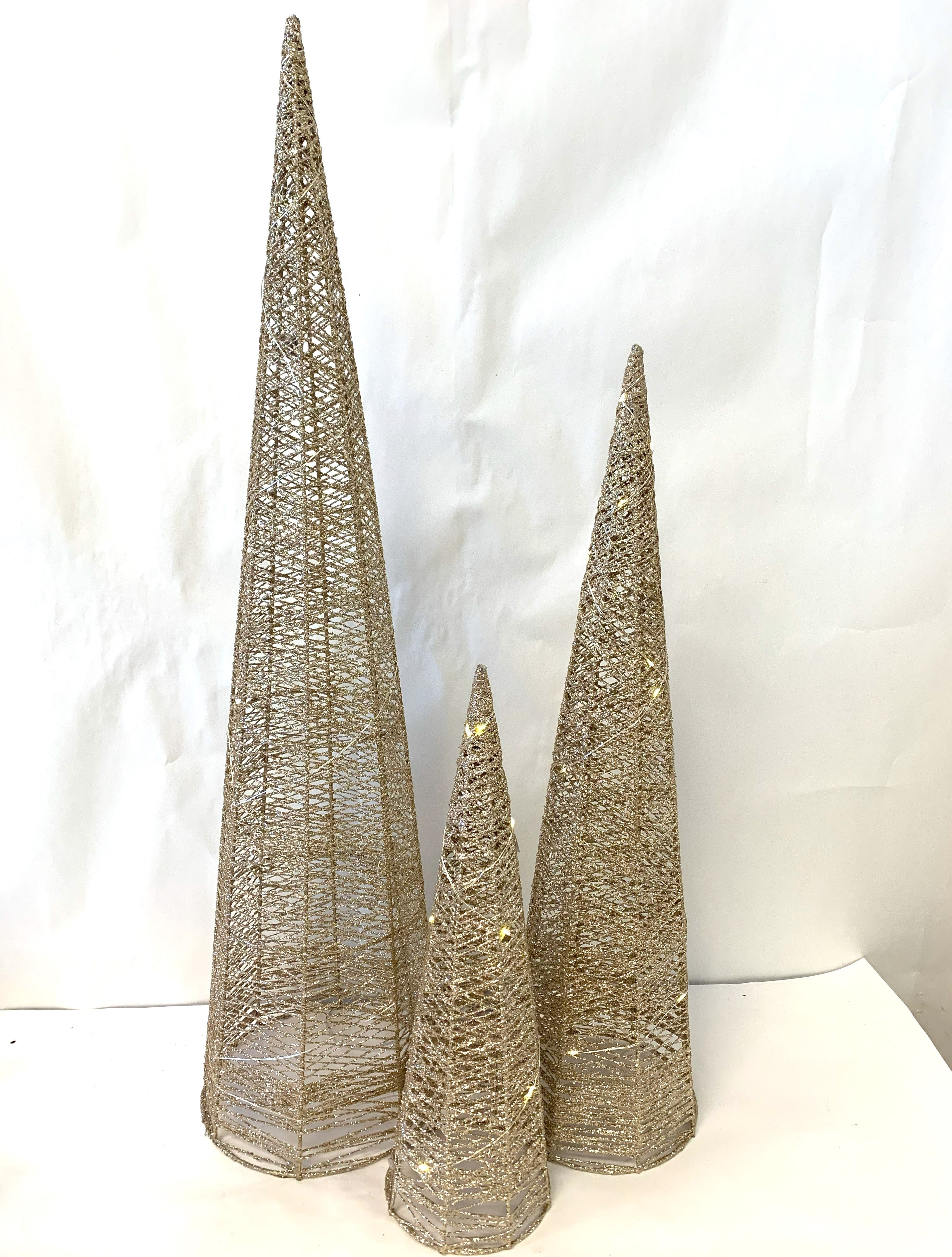 Gold Light Up Christmas Trees Gails Floral Studio