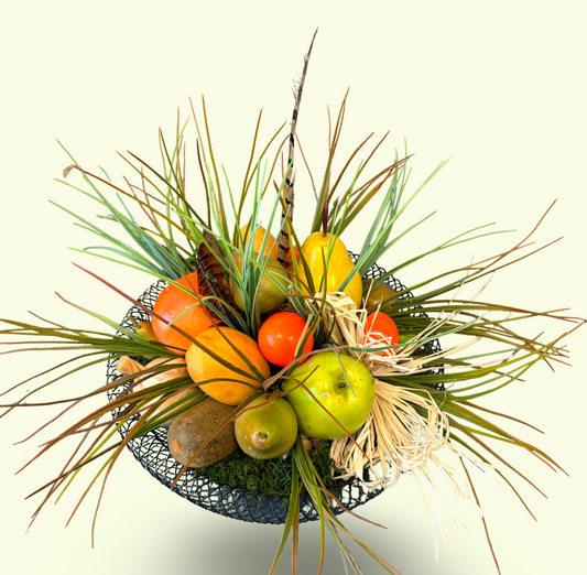 Rustic Harvest Fruit Arrangement