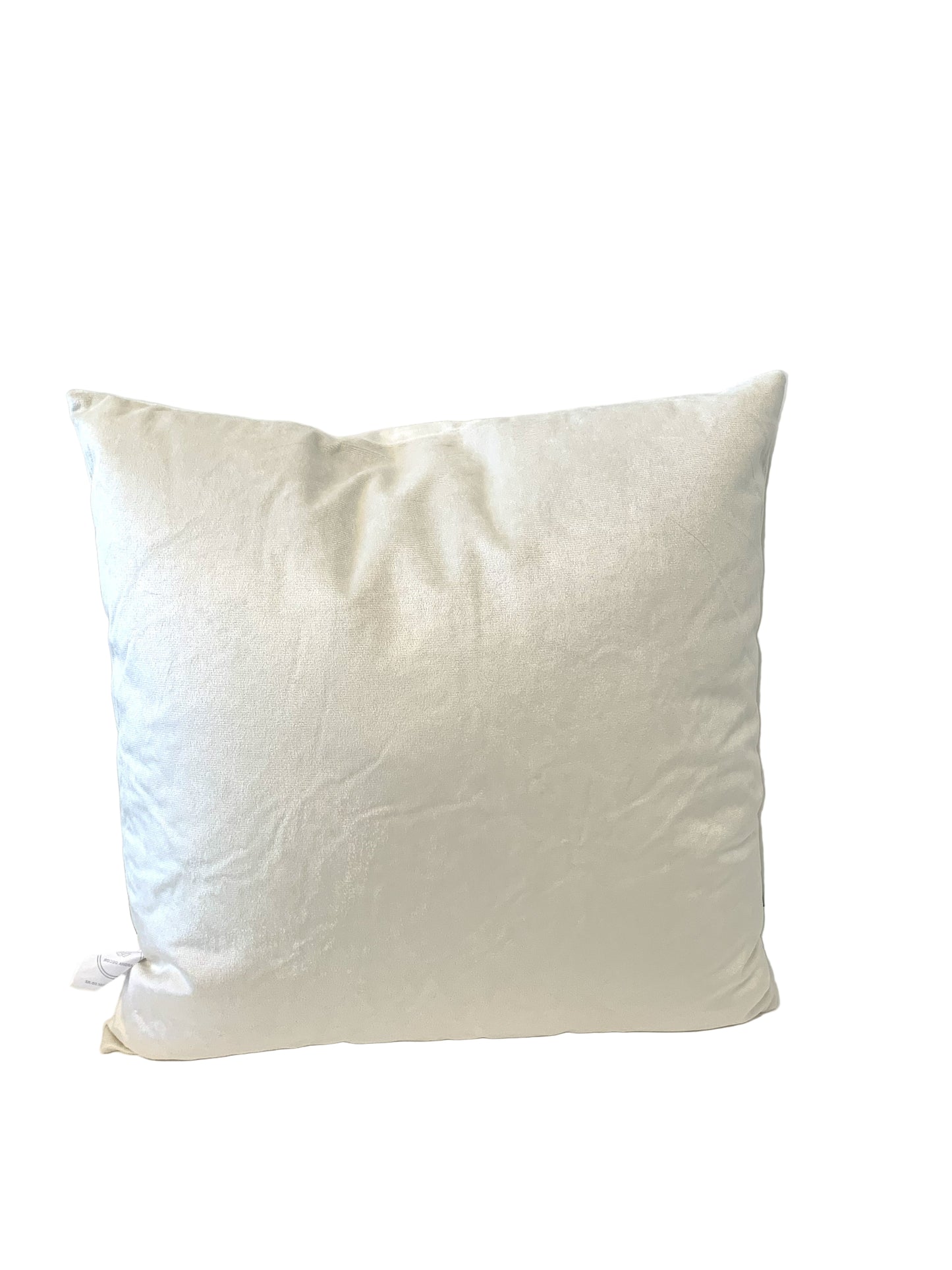 White pillow on a white background