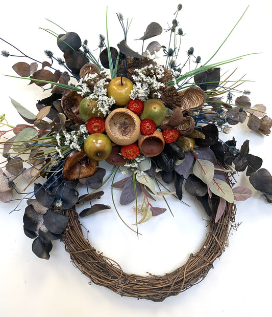 Apples and Gum Wreath