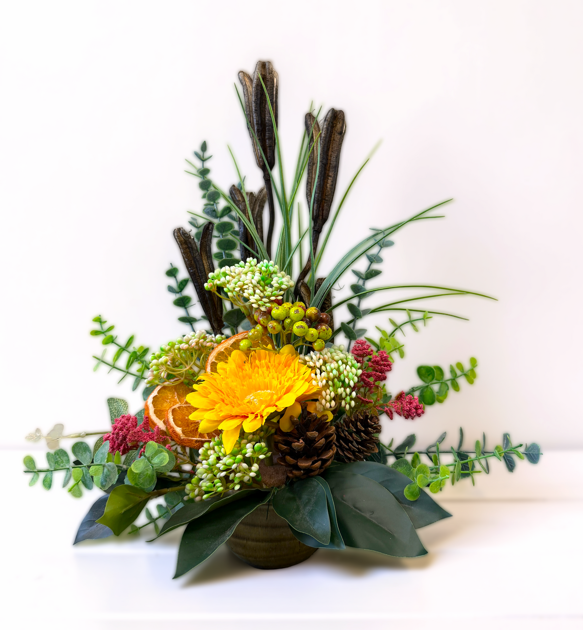 Golden Harvest Dried Arrangement