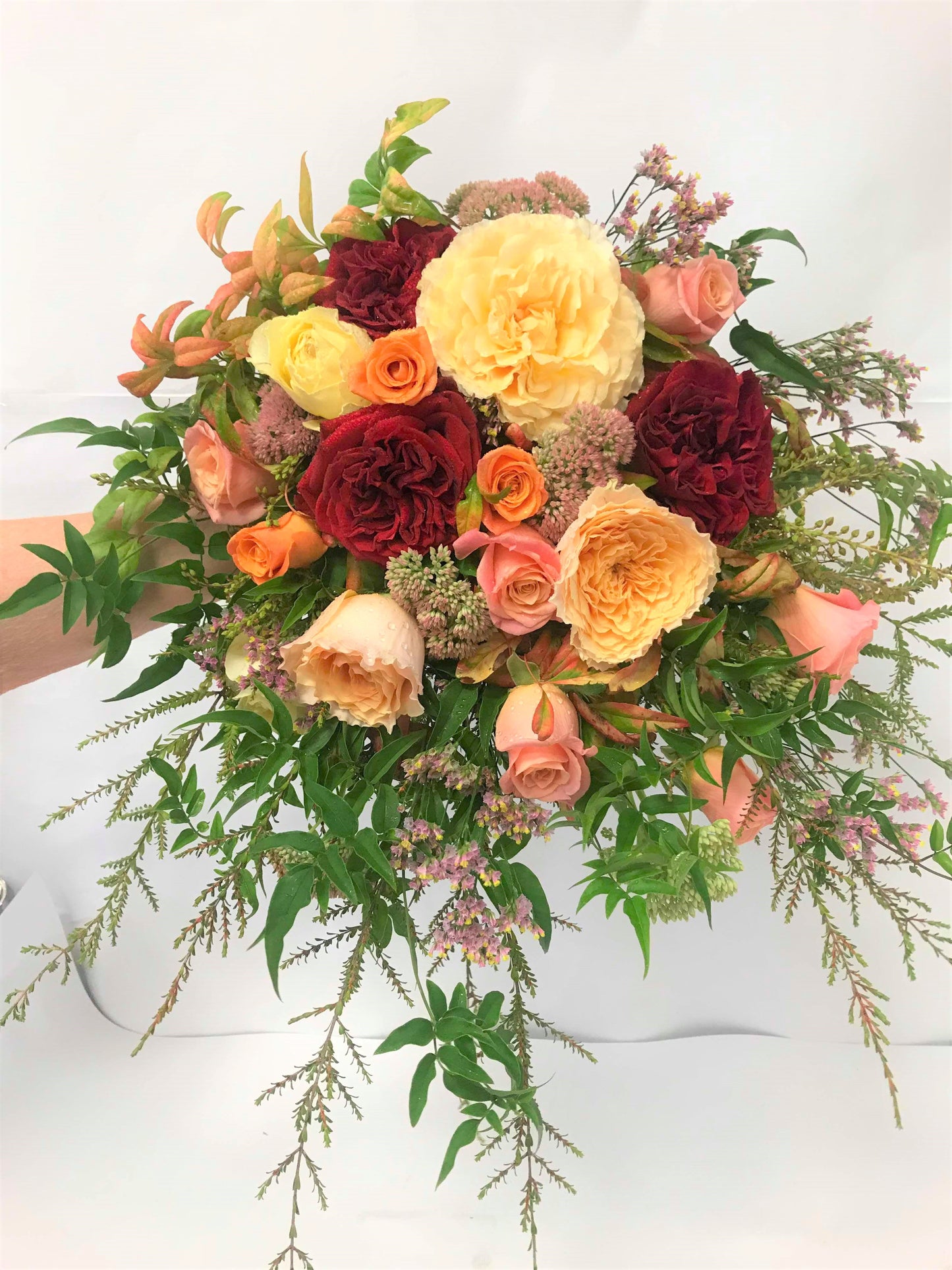 Bridal Bouquet in Warm Tones