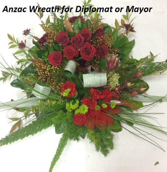 Formal Wreath with Native foliages, Sympathy, Funeral